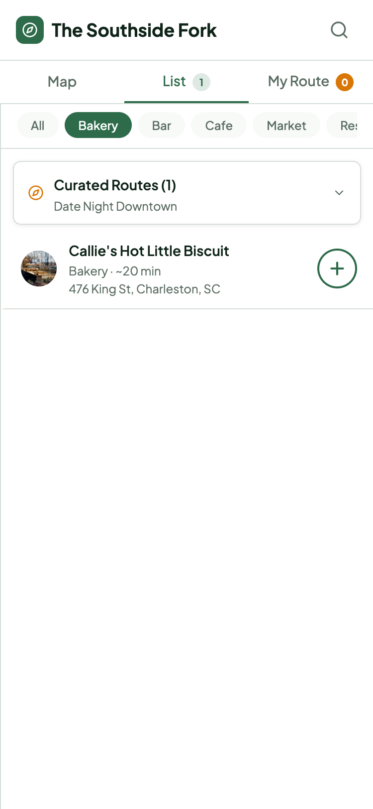 Southside Fork filtered by cuisine